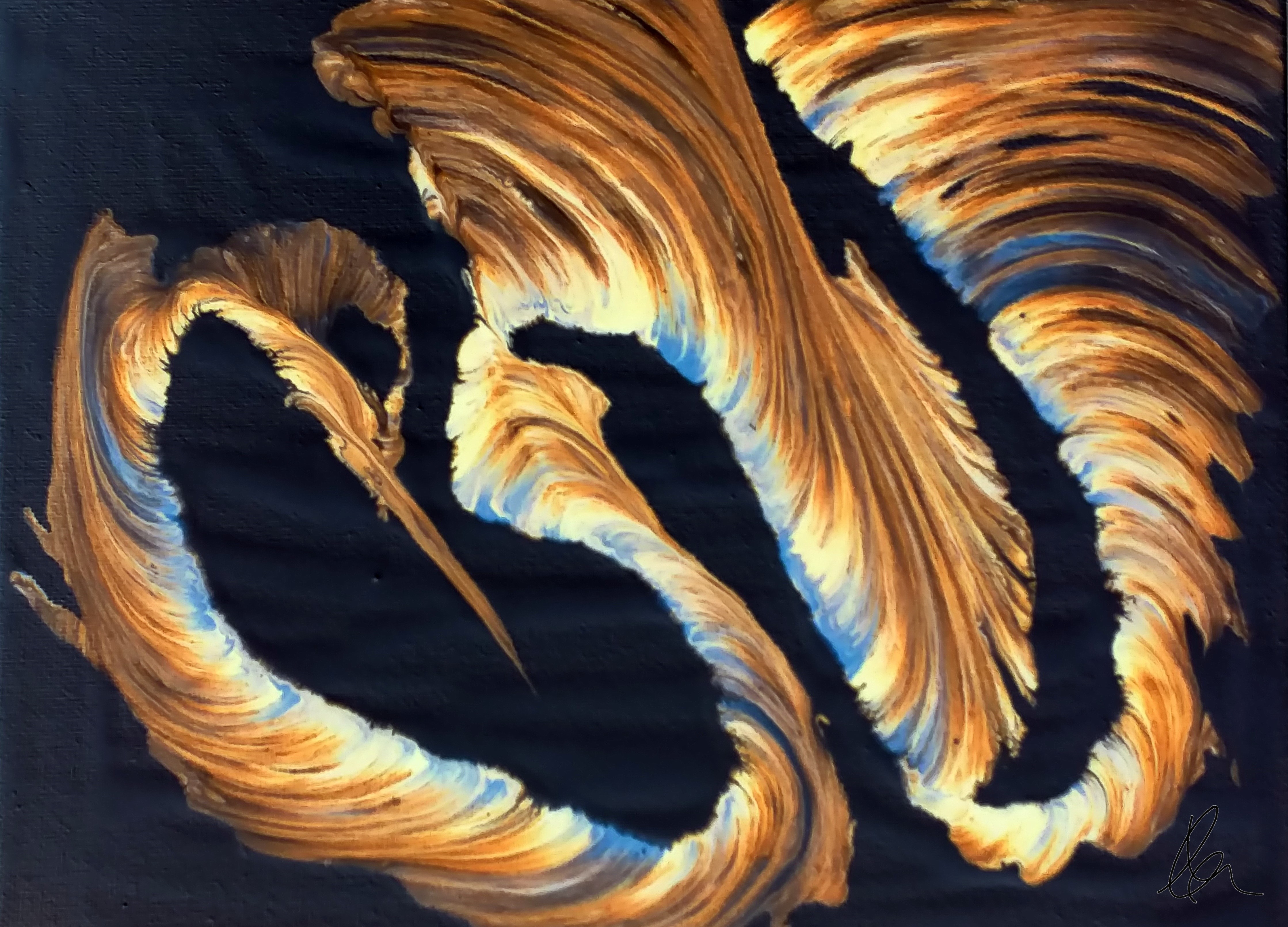 Eli's String Pull Paintings (21) inverted