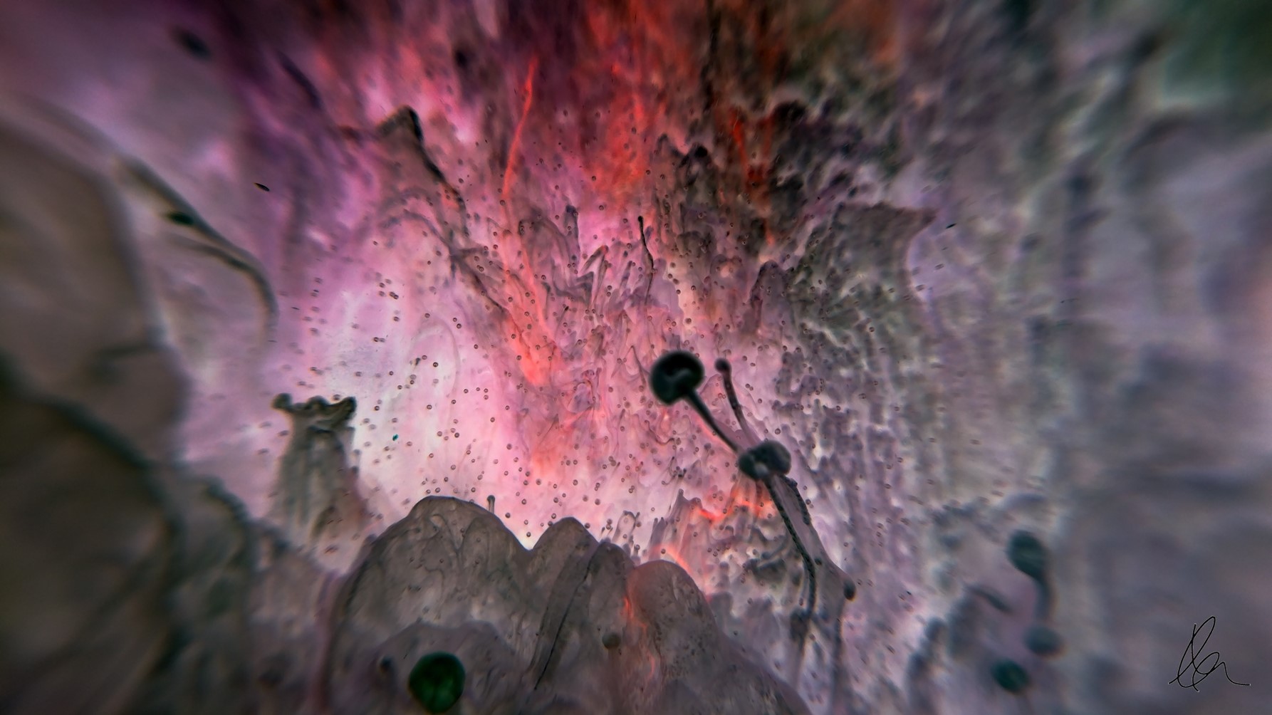 into the cave the little folk went